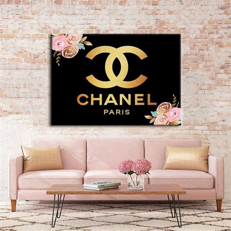 chanel pictures wall decor.